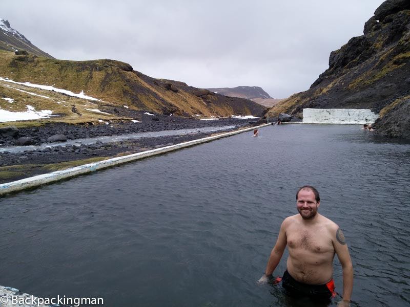 Hot spring in Iceland