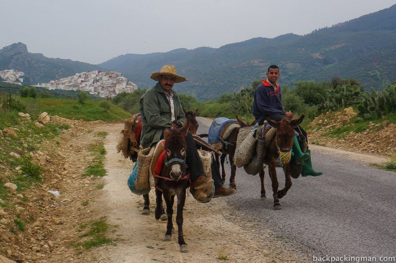 Local villagers Moulay idriss