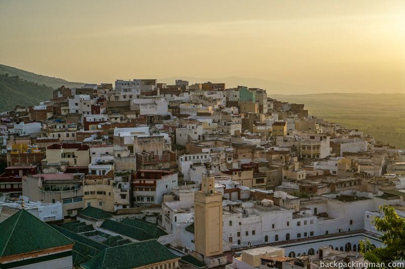 Moulay Idriss sunset