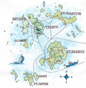 ISLES OF SCILLY MAP