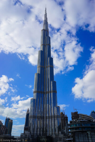 Landmarks in Asia -Burj Khalifa.