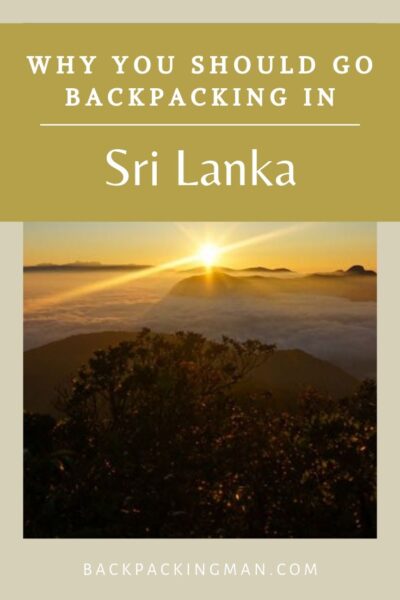 backpacking Sri Lanka 