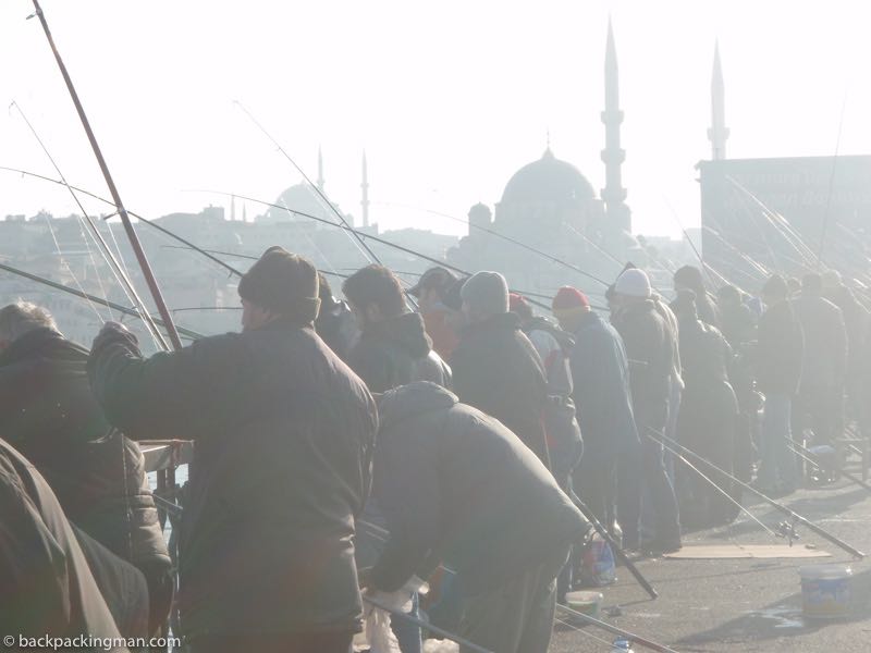 fishing in Istanbul 