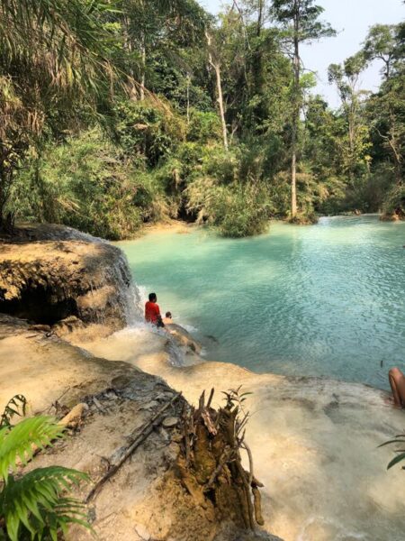laos itinerary waterfalls