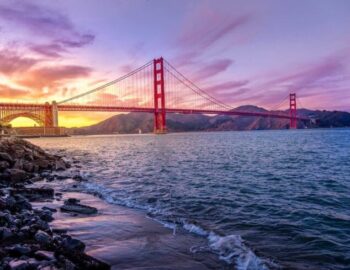places to visit in San Francisco - Golden Gate Bridge