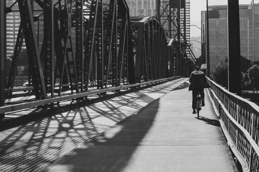 cycling in Portland Oregon