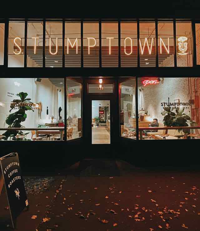 coffee shop in Portland Oregon