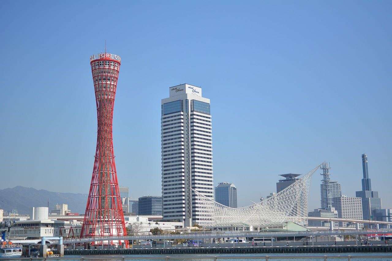 Osaka to Kobe day trip, port tower in Kobe.
