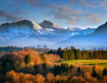 Autumn in Bavaria mountains
