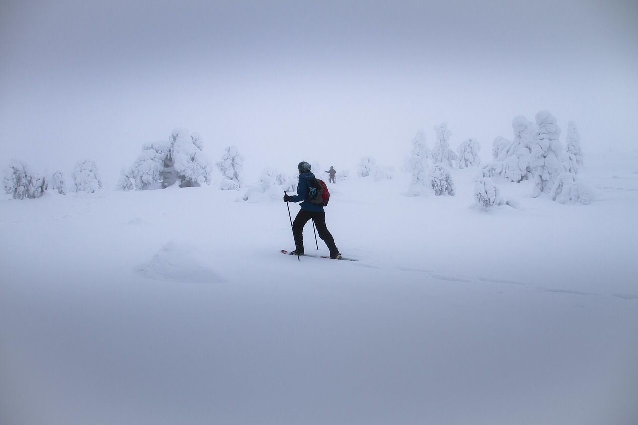 snowshoeing in snow for winter adventures in Europe